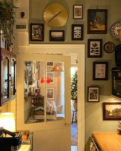 Gaby 🇫🇷 Visual stylist | Set designer | Love this view of my kitchen these days … Another subtil glimpse of my Christmas tree. I hope you are having a good Sunday 🤍🫶 . . . . .... | Instagram My Kitchen, Wall