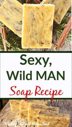 soap recipe for men with wild man ingredients