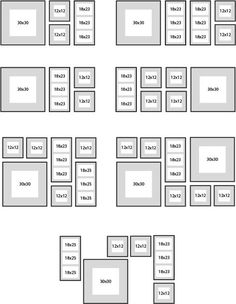 the seating area for an event with squares and rectangles on each one side