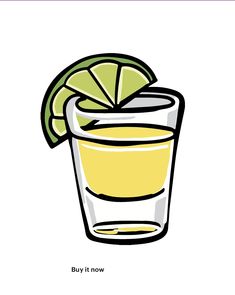 an image of a glass with lemon and lime