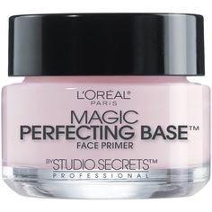 L'Oreal Paris Studio Secrets Professional Magic Perfecting Base Face Primer, Discover the secret to perfect skin texture. Magic Perfecting Base Primer instantly smoothies skin for a lasting look. The silky, lightweight formula glides onto skin and minimizes the look of pores and fine lines. The results a unified matte finish that's flawless. Can be worn alone or under foundation to create an even canvas. Suitable for all skin types. Dermatologist tested. Non-comedogenic. Size: 0.5 fl oz.  Color: Makeup Artist Tutorial, Too Faced Primer, Drugstore Primer, Retinol Moisturizer, Best Primer, Foundation Primer, Anti Aging Moisturizer, Contour Makeup, Face Primer