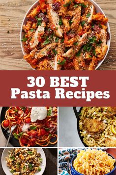 the best pasta recipes to make it easy and tasty for dinner, lunch or dessert