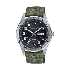 Casio Military Watch, Field Watches, Mens Sport Watches, Pilot Watch, Military Watches, Solar Battery, Analog Watch, Mens Green, Watch Movement