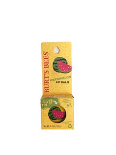 BURT'S BEES WATERMELON LIP BALM Price is for ONE (1) Full Size .3 oz Tin. BRAND NEW, NEVER USED, IN BOX, SUPERIOR CONDITION !! All items come from a pet and smoke free environment. xxxxxxxxxxxxxxxxxxxxxxxxxxxxxxxxxxxxxxxxxxxxxxxxxxxxxxxx THANK YOU FOR TAKING A LOOK AT MY LISTING! PLEASE CONTACT ME WITH ANY QUESTIONS. xxxxxxxxxxxxxxxxxxxxxxxxxxxxxxxxxxxxxxxxxxxxxxxxxxxxxxxx Due to the nature of makeup and beauty items they are non-returnable unless they are in the factory sealed package.  If the