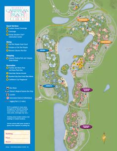 a map of the gardens at disney world