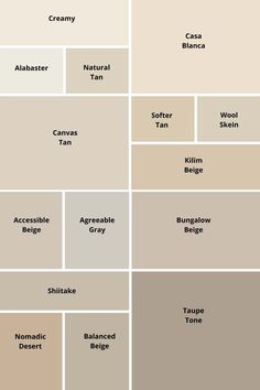 Sherwin Williams Warm Neutral Paint Colors that are On Trend - West Magnolia Charm Neutral Bedroom Paint, Warm Neutral Color Palette, Beige Wall Colors, Warm Neutral Paint Colors, Warm Paint Colors