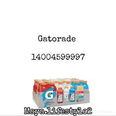 an advertisement for gatorade on the back of a carton with orange juice in it