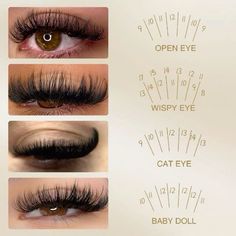 Lashes Styles, Eyelash Tech, Lash Ideas, Lash Map, Weddings Dresses