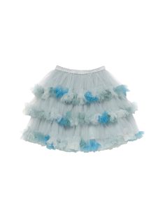 Get ready to turn heads and steal the show with the Tiers For Fears Skirt in Illusion Blue. This confetti colour bomb features sumptuous layers of our signature fine tulle adorned with Blue multi-coloured ruffles and an elasticated waist band. Slip this on with the Tiers For Fears Singlet, and you'll feel like you're dancing on a musical rainbow. There are strictly no refunds on sale items unless faulty or wrongly described. There are no re-stocks on sale Shipping and Returns There are strictly Card Costume, Gala Party, Party Queen, Queen Costume, Eid Dresses, Resort Dresses, Costume Collection, Ceremony Flowers, Net Fabric