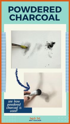 the book is about how to use powdered charcoal for art and crafting projects