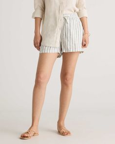 Linen Bottoms With Built-in Shorts For Vacation, Casual Linen Bottoms For Daywear, Linen Bottoms For Daywear With Short Length, Linen Bottoms For Daywear, Linen Shorts For Daywear, Effortless Summer Bottoms For Daywear, Effortless Summer Daywear Bottoms, Linen Bottoms With Built-in Shorts For Daywear, Relaxed Linen Shorts For Daywear