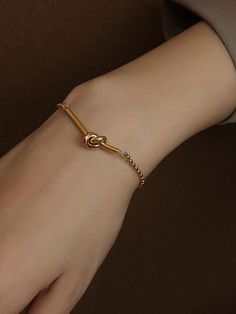 Simple Gold Silver Solid Color Chain Bracelet Accessories SILVER-One_size Pearl Bracelet Designs, Gold Bracelet For Women Classy, Gold Bracelet Indian, Gold Bracelet Simple, India Shopping, Winter Typ, Gold Necklace Indian Bridal Jewelry, Gold Necklace Indian, Bracelet Simple