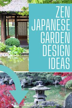 the japanese garden design ideas with text overlay