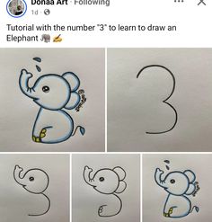 how to draw an elephant in 3 easy steps step by step instructions for beginners