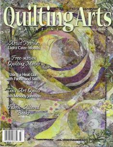 the cover of quilting arts magazine