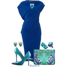 Matching Shoes, Chique Outfits, Marmaris, Looks Chic, Outfit Set, Blue Dress, Fashion Set, Look Fashion, Passion For Fashion