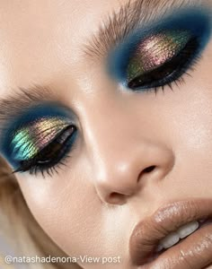 Bright Makeup, Make Up Inspiration, Natasha Denona, Elegant Makeup, Liquid Eyeshadow, Eye Makeup Art, Fantasy Makeup, Colorful Eyeshadow, Editorial Makeup