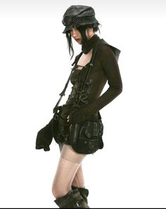 Industrial Outfit, Industrial Punk, Buy My Clothes, I'll Wait, Punk Girl, Aesthetic Women, Fashion Project, Cowboy Style, Fashion Victim