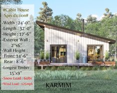 the cabin house is for sale with prices