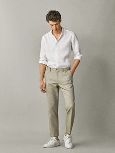 How To Build A Minimalist Wardrobe For Men: Outfits & Brands in 2022 – OnPointFresh Men Work Outfits, Smart Business Casual, Wardrobe For Men, Mens Business Casual, Vintage Summer Outfits, Polo Shirt Outfits, Kemeja Lelaki