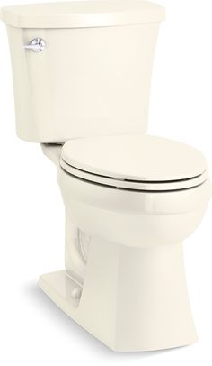 a white toilet with the lid up and no tank cover on, in front of a white background