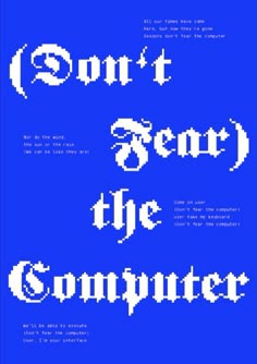 an old computer screen with the words don't sew the computer