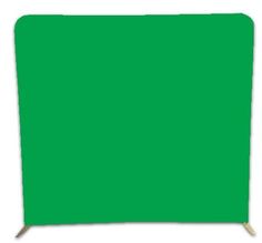 a green screen on a white background