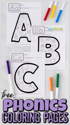 FREE Fall Leaf Coloring Pages with Realistic Pictures to Color Realistic Pictures, Pictures To Color, Leaf Coloring Page, Abc Phonics, Phonics Free, The Three Bears, Goldilocks And The Three Bears, Abc Printables, Learning Abc