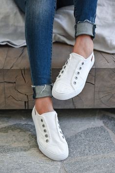 Wherever You Wander Sneakers - All White - Closet Candy Boutique Glitter Sneakers, Black Ankle Booties, Stylish Boots