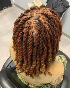 Different Shades Of Brown Locs, Two Strain Twist Locs, C Shaped Parts Locs, Brick Parting Locs, Honey Brown Locs Men, Brown Colored Locs, C Part Locs, Honey Brown Locs, Loc Hair Colors