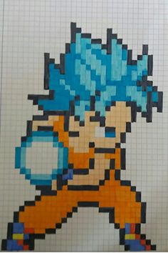 an image of sonic the hedge pixel art