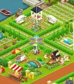 an image of a game that looks like it is in the middle of a park