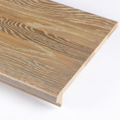 a close up view of the wood grains on a table top with white background