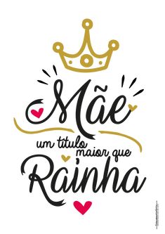 the phrase is written in spanish with hearts and a crown on top of it, which reads