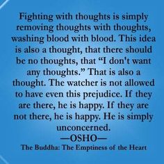 the buddha quote on blue background