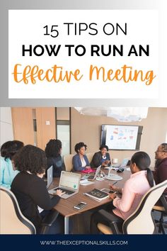 How effective are your meetings? Are they effective? Often leaders think they are effective – when they really aren’t. They think they are running great meetings, but, unbeknownst to them (often because they don’t ask) their attendees think otherwise.

Here are 15 tips on how to run an effective meeting that not only produce more but may actually make meetings more enjoyable as well.

#leadershiptraining #leadershipdevelopment #professionalgrowth #LeadershipSkills #management #leadership Leadership Meeting Ideas, Department Meeting Ideas, How To Run A Meeting, Team Meeting Ideas Leadership, Facilitating Meetings, How To Conduct A Meeting, Running Effective Meetings, Facilitating Meetings Tips, Business Leadership Management