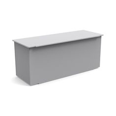 an empty gray box on a white background