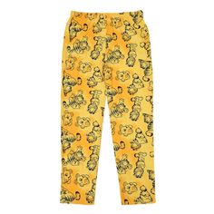 Indulge in the whimsical world of everyone's favorite lasagna-loving feline with our Men's Adult Garfield Orange Sleep Pants. Officially licensed and featuring an all-over repeat print of the iconic Garfield, these pants are sure to bring a smile to your face. The vibrant orange color adds a pop of fun to your loungewear collection. Crafted from a comfortable blend of 92% polyester and 8% Spandex, these sleep pants offer a soft, stretchy fit that's ideal for a cozy night's sleep or leisurely mor Garfield Pajama Pants, Garfield Pj Pants, Garfield Pjs, Garfield Pajamas, Garfield Outfit, Granny Clothes, Mens Pyjama Bottoms, Clothing Apps, Cute Pajamas