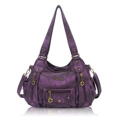 PRICES MAY VARY. Quality Material:High Quality Anti-Scratch PU Leather Hobo Tote Womens Purse Handbag.soft hand feel and durable,Front U-shaped sewing design, reinforced bottom with special hook decoration, two Side pockets make the hobo bag more unique for women daily use. Dimension(L*W*H): Size:12.5*4.5*8 inches , Handle height: 10"/25.4CM(long enough to put on shoulder), good for everyday use, holds your daily essentials such as Ipad, mobile phone, cosmetics, wallet and more. Multiple Pockets Y2k Bags, Hobo Bags, Balenciaga City Bag, Womens Purses, Leather Hobo, Bag Fashion, Hobo Bag, Purses And Handbags, Leather Shoulder Bag