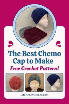 the best chemo cap to make free crochet pattern