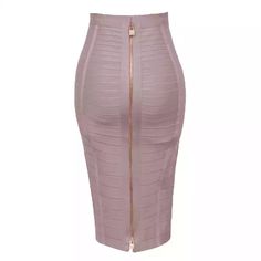 Sexy Solid Zipper Khaki Nude Bandage Skirt Women Elastic Bodycon Summer Pencil Skirt 58cm Very Stretchy Summer Pencil Skirt, Summer Pencil Skirts, Bandage Skirt, Skirt Women, Pencil Skirt, Womens Skirt, Pencil, Elastic, Zipper