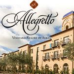 an advertisement for the hotel alegreto