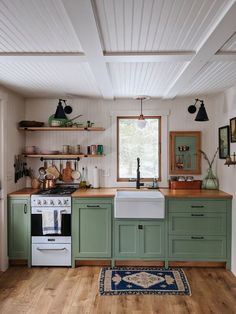 the kitchen is clean and ready for us to use as an appliance in the house