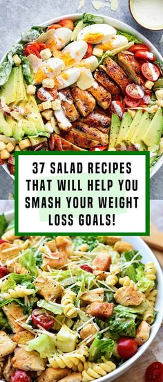 Salad Taco, Salad Macaroni, Resep Salad, Recipes Diet, Idee Pasto Sano, Chicken Salad Recipes, Healthy Salad Recipes, Healthy Salads