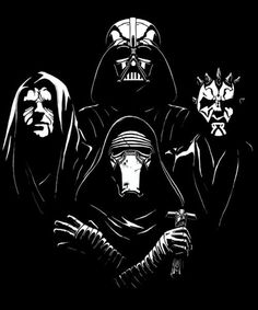 the cover art for galactic rhapsody by star wars, featuring darth vader and sith vader