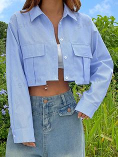 Fashion Forecasting, Women Blouses, Work Shirts, Striped Long Sleeve, Fashion Online Shop, Online Fashion, All Fashion, American Flag, Men's Clothing