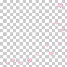 pink hearts on a white background png