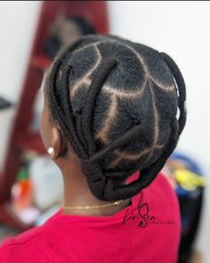 Threading Hairstyles African Hair, African Threading Hairstyles, Cornrow Updo On Natural Hair, African Threading, Natural Hair Haircuts, Cornrows Natural Hair, Hair Threading, How To Thread, Cornrow Braids