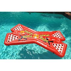 If you are looking for a fun and durable beer pong table for the pool, you have come to the right place. The Inflatable Pong X-Game brings your favorite pong game to the pool or river. Great at parties, riverside camping, or hanging out at the cabin. These are the latest and greatest pool beer pong and can also be used as rafts and party barges to hold all of your beer and food in the pool. Pittman Outdoors | Pittman Outdoors PPI-SPX4 Splash Pong X-game 13.0 H x 3.5 W x 11.0 D in Red;white | 13" Pool Beer Pong, Drink Games, Beer And Food, Party Barge, Pool Party Games, Pong Game, Hot Tubs Saunas, Swimming Pool Accessories, Beer Pong Tables