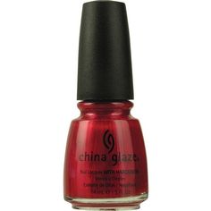 China Glaze Nail Lacquer - Red Pearl by China Glaze Strengthening Nail Polish, Nail Laquer, Glaze Nail Polish, China Glaze Nail Polish, Nail Hardener, China Clay, Red Pearl, Nail Growth, Pearl Nails